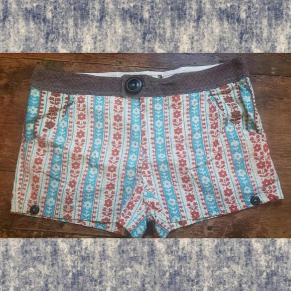 Scrapbook Pants - SCRAPBOOK Seersucker Textured shorts Boho Hippie